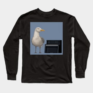 Musical Seagull Long Sleeve T-Shirt